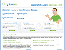 Tablet Screenshot of dreamshaker.com